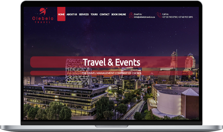 Olebelo Travel website